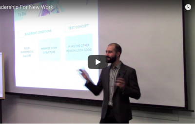 Leadership for new work